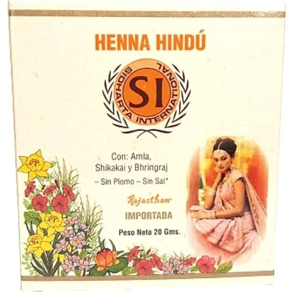 Henna Hindú Negro 20 g